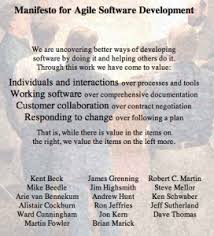 the manifesto for agile software development